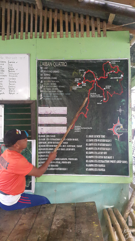Laiban Quatro map and other trails