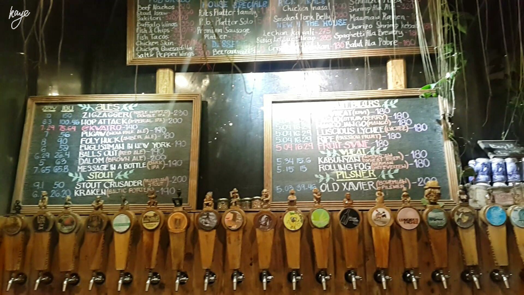 Over 20 beers on tap at Baguio Craft