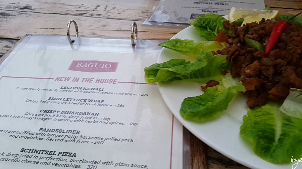 Sisig Lettuce Wraps at Baguio Craft