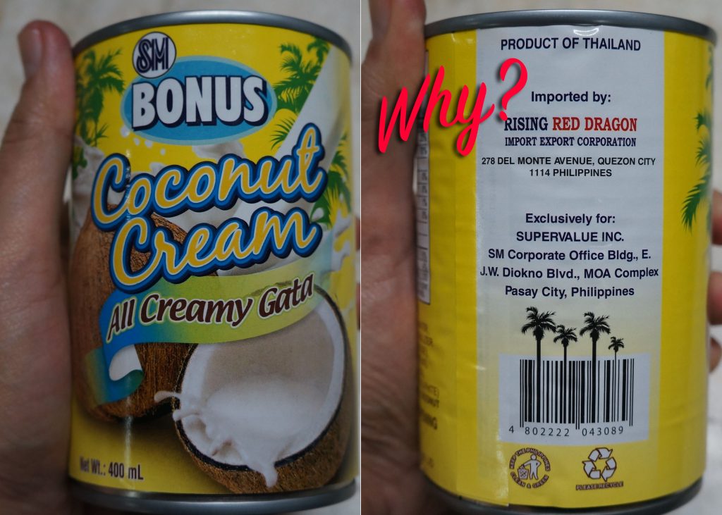 Coconut Cream is the base of this ice cream