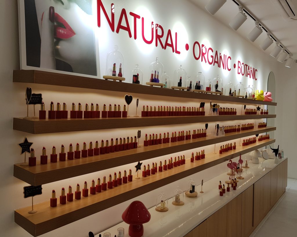 150 shades of lipstick on display